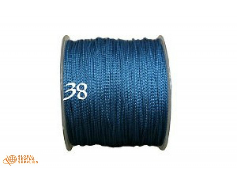 Cordelette 3mm bleu foncé - 2m