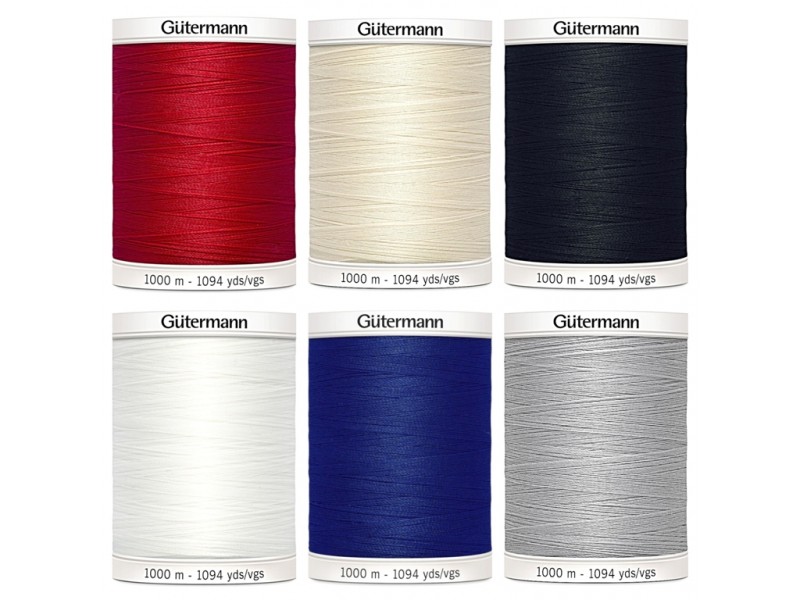 Gutermann Sew-All White Thread, 1094 yd. 