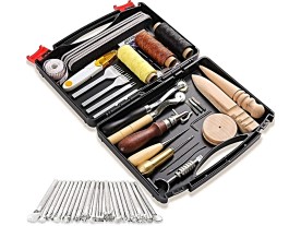 Kit d'outils pour le cuir, 50 pièces