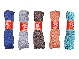 Multicolored Cotton Yarn  Super 10,  125gr